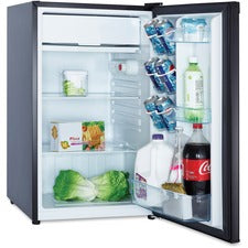 Avanti RM4416B 4.4 cubic foot Refrigerator - 4.40 ft� - Manual Defrost - Reversible - 4.40 ft� Net Refrigerator Capacity - 120 V AC - 228 kWh per Year - Black - Built-in