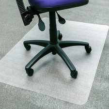 Floortex Cleartex Advantagemat Plus APET Chairmat - Carpet - 47" Length x 29" Width - Rectangle - Amorphous Polyethylene Terephthalate (APET) - Clear