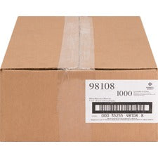 Business Source Multipurpose Shipping Labels - 5 1/2" x 8 1/2" Length - Permanent Adhesive - Rectangle - Laser, Inkjet - 2 / Sheet - 500 Total Sheets - 1000 / Carton