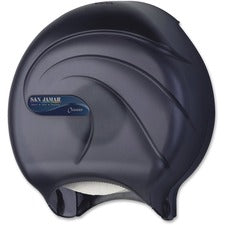 Single 9" Jumbo Tissue Dispenser, Oceans, 10.25 X 5.63 X 12, Transparent Black Pearl