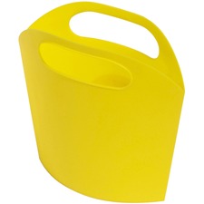 Deflecto Antimicrobial Kids Mini Tote Yellow - External Dimensions: 8" Width x 5.4" Depth x 2" Height - Plastic - Yellow - For Art Supplies, Crayon