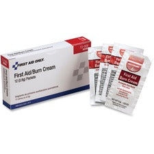 First Aid Kit Refill Burn Cream Packets, 0.1 G Packet, 12/box