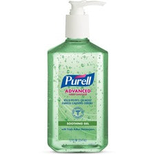 PURELL&reg; Hand Sanitizer Gel - Fresh Scent - 12 fl oz (354.9 mL) - Pump Bottle Dispenser - Kill Germs - Hand, Skin - Clear - Non-sticky, Residue-free - 1 Each