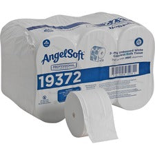 Coreless Bath Tissue, Septic Safe, 2-ply, White, 1,125 Sheets/roll, 18 Rolls/carton