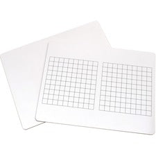 Pacon Dry-Erase Lapboard - 12" (1 ft) Width x 9" (0.8 ft) Height - White Melamine Surface - 2 Each