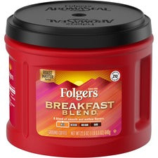 Folgers&reg; Ground Breakfast Blend Coffee - Mild - 22.6 oz - 1 Each