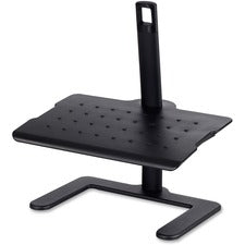 Height-adjustable Footrest, 20.5w X 14.5d X 3.5 To 21.5h, Black
