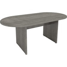 Lorell Weathered Charcoal Laminate Desking - 1.3" Top, 0" Edge, 72" x 29.5"36" - Finish: Laminate