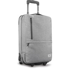 Solo Re:treat Travel/Luggage Case (Carry On) Luggage, Travel Essential - Gray - Handle - 22" Height x 14" Width x 7" Depth - 1 Each