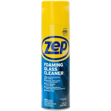 Zep Foaming Glass Cleaner - Foam Spray - 19 oz (1.19 lb) - 1 Each - Black