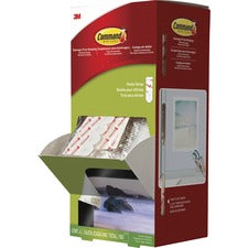 Poster Strips, Removable, Holds Up To 1 Lb Per Pair, 0.63 X 1.75, White, 4/pack, 100 Packs/carton