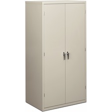 Assembled Storage Cabinet, 36w X 24.25d X 71.75h, Light Gray