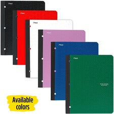 Five Star 11" 1-subject Wireless Notebook - 80 Sheets - Sewn - College Ruled - 3 Hole(s) - 9 1/8" x 11" - BlackPlastic Cover - Pocket, Perforated, Bleed Resistant, Easy Tear, Durable Cover - 1 Each