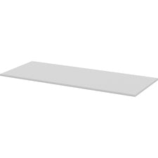 Lorell Width-Adjustable Training Table Top - Gray Rectangle Top - 72" Table Top Length x 30" Table Top Width x 1" Table Top Thickness - Assembly Required