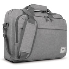 Sustainable Re:cycled Collection Laptop Bag, Fits Devices Up To 15.6", Recycled Pet Polyester, 16.25 X 4.5 X 12, Gray