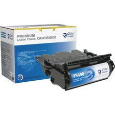 Elite Image Remanufactured MICR Toner Cartridge - Alternative for Lexmark (64015HA) - Laser - 21000 Pages - Black - 1 Each