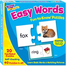 Trend Easy Words Fun to Know Puzzles - 40 Piece