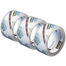Scotch Heavy-Duty Shipping/Packaging Tape - 54.60 yd Length x 1.88" Width - 3.1 mil Thickness - 3" Core - Synthetic Rubber Resin - Rubber Resin Backing - 3 / Pack - Clear