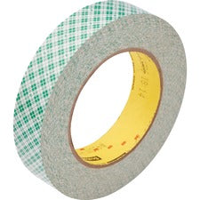 Scotch Double-Coated Paper Tape - 36 yd Length x 1" Width - 6 mil Thickness - 3" Core - 5 mil - Rubber Backing - 1 / Roll - White