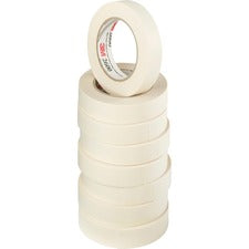 Highland Economy Masking Tape - 60 yd Length x 1.50" Width - 4.4 mil Thickness - 3" Core - Rubber Backing - 1 / Roll - Tan