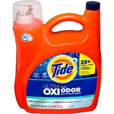 Tide Ultra Oxi Laundry Detergent - Liquid - 154 fl oz (4.8 quart) - Bottle - 1 Bottle - Blue