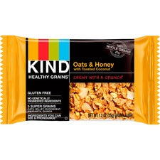 Healthy Grains Bar, Oats And Honey With Toasted Coconut, 1.2 Oz, 12/box