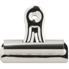 Business Source Bulldog Grip Clips - No. 2 - 2.3" Width - for Paper - Heavy Duty - 36 / Box - Silver