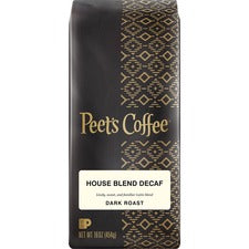 Peet's Coffee&trade; Ground House Blend Decaf Coffee - Dark - 16 oz - 1 Each