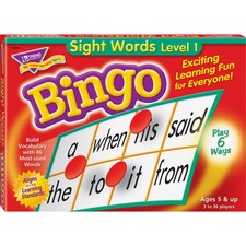 Trend Sight Words Bingo Game - Theme/Subject: Learning - 5-8 Year - Multi