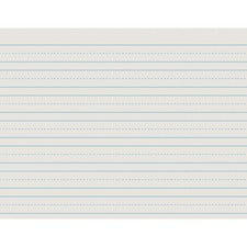 Pacon Skip-A-Line Newsprint Practice Paper - 500 Sheets - 0.75" Ruled - Letter - 11" x 8 1/2" - White Paper - 500 / Ream