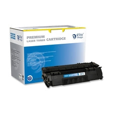 Elite Image Remanufactured Laser Toner Cartridge - Alternative for HP 53A (Q7553A) - Black - 1 Each - 3000 Pages