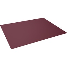 DURABLE Contoured Edge Desk Mat - Office - 19.69" Length x 25.59" Width - Rectangle - Polypropylene, Plastic - Red