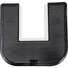 Genuine Joe Deodorizing Commode Mat - Restroom - Black