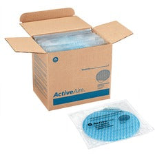 Activeaire Deodorizer Urinal Screen With Side Tab, Coastal Breeze Scent, Blue, 12/carton