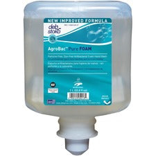 Agrobac Pure Foam Wash Manual Cartridge, Unscented, 1 L Refill, 6/carton