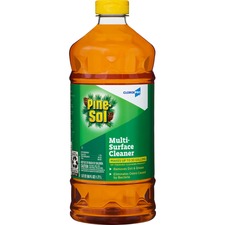 CloroxPro&trade; Pine-Sol Multi-Surface Cleaner - Concentrate Liquid - 60 fl oz (1.9 quart) - Pine Scent - 192 / Bundle - Amber