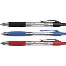 Integra Retractable 0.7mm Gel Pen - Medium Pen Point - 0.7 mm Pen Point Size - Retractable - Assorted Gel-based Ink - Assorted Barrel - 3 / Pack