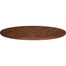 Lorell Essentials Conference Table Top - Cherry Round Top - 41.75" Table Top Width x 41.75" Table Top Depth x 1.25" Table Top Thickness x 42" Table Top Diameter - 1" Height - Assembly Required - Cherry, Laminated
