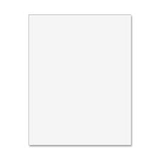 UCreate Coated Poster Board - Printing - 22"Height x 28"Width x 1"Length - 100 / Carton - White