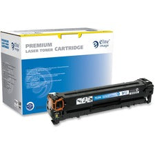 Elite Image Remanufactured Laser Toner Cartridge - Alternative for HP 125A (CB540A) - Black - 1 Each - 2200 Pages