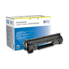 Elite Image Remanufactured Laser Toner Cartridge - Alternative for HP 36A (CB436A) - Black - 1 Each - 2000 Pages