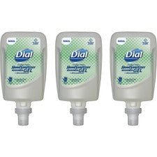 Antibacterial Gel Hand Sanitizer Refill For Fit Manual Dispenser, 1.2 L, Fragrance-free, 3/carton