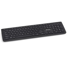 Wireless Slim Keyboard, 103 Keys, Black