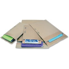 Jiffy Mailer Jiffy Rigi Bag Mailers - Shipping - #1 - 7 1/4" Width x 10 1/2" Length - Self-sealing - Kraft, Fiberboard - 250 / Carton - Natural Kraft