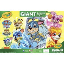 Crayola Nickelodeon's Paw Patrol Giant Pages - Printed - 19.50" x 12.8" x 0.2" - 1 Each
