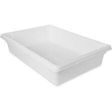 Food/tote Boxes, 8.5 Gal, 26 X 18 X 6, White, Plastic