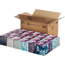 Ultra Soft Facial Tissue, 2-ply, White, 56 Sheets/box, 24 Boxes/carton