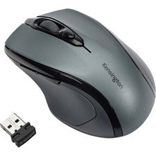 Pro Fit Mid-size Wireless Mouse, 2.4 Ghz Frequency/30 Ft Wireless Range, Right Hand Use, Gray