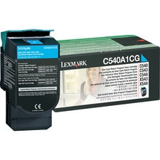 C540a1cg Return Program Toner, 1,000 Page-yield, Cyan