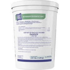 Detergent/disinfectant, Lemon Scent, 0.5 Oz Packet, 90/tub, 2 Tubs/carton